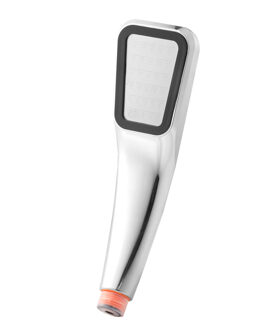 Druk Regendouche 300 Gaten Douchekop Waterbesparende Filter Spray Nozzle Hoge Druk Waterbesparende sliver connector