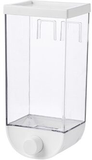 Druk Voedsel Opslag Container Granen Dispenser Keuken Wall Mount Havermout Granen Havermout Doos Orgainzer Verzegelde Pot 1.5L