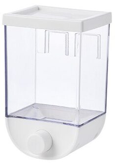 Druk Voedsel Opslag Container Granen Dispenser Keuken Wall Mount Havermout Granen Havermout Doos Orgainzer Verzegelde Pot 1L