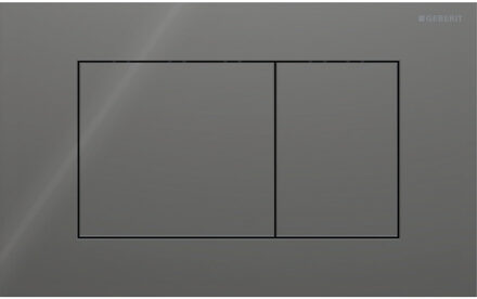 Drukplaat Sigma 40, 2-toets Square Glas Lava