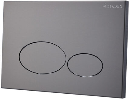 Drukplaat Wiesbaden X32 voor Inbouwreservoir Gunmetal