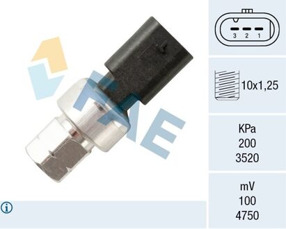 Drukschakelaar, airconditioning 15814