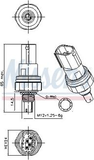 Drukschakelaar, airconditioning 301080