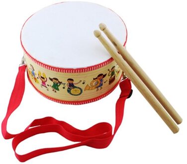 Drum Hout Kids Vroege Educatief Muziekinstrument Voor Kinderen Baby Speelgoed Beat Instrument Hand Drum Speelgoed
