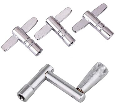Drum Toetsen 4 Pack Drum Tuning Sleutel Met Continue Beweging Snelheid Sleutel Slaginstrumenten Onderdelen Voor Drummers