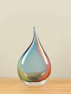 Druppel uit glas, regenboog 9222R