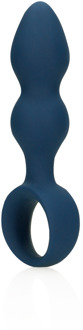 Druppelvormige Anale Plug - Medium - Baltisch Blauw
