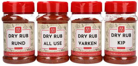 Dry Rub Pakket voor Barbecue | Varken, Kip, Rund & All use