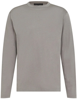 DRYKORN 520109 Milesh 10 Longsleeve Sweatshirt in Grijs Katoenmix Drykorn , Gray , Heren