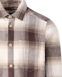 DRYKORN Dieggo overshirt - maat L Bruin