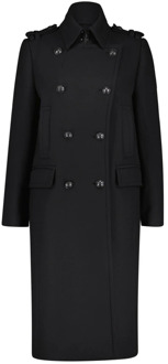 DRYKORN Double-Breasted Coats Drykorn , Black , Dames - S,Xs