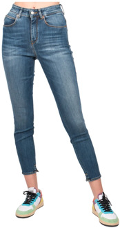 DRYKORN Elegante en Comfortabele Wet Jeans 3400 Drykorn , Blue , Dames - W25 L32