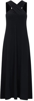DRYKORN Kalandra zwarte jurk Drykorn , Black , Dames - Xl,L,M,S