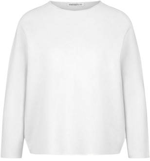 DRYKORN Losvallende 3/4 Mouw Trui Drykorn , White , Dames - M,S,Xs