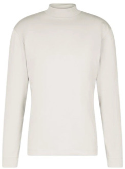 DRYKORN Off White T-shirt met Lange Mouwen Drykorn , White , Heren - Xl,M