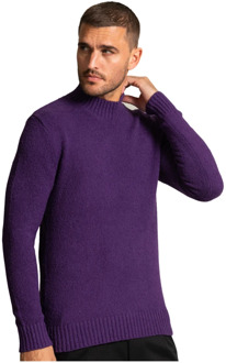DRYKORN Ronde hals gebreide trui voor heren Drykorn , Purple , Heren - XL