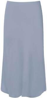 DRYKORN Satijnen maxi-rok Ura  blauw