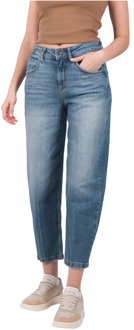 DRYKORN Stijlvolle Cropped Jeans - Blauw 26/34 Drykorn , Blue , Dames - W28 L34,W29 L34