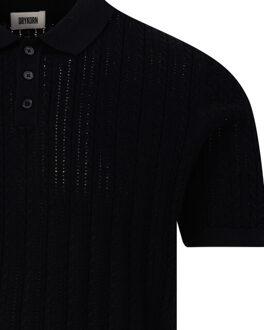 DRYKORN Triton polo met korte mouwen - maat L Zwart
