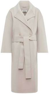 DRYKORN Wollen mantel met ceintuur Budby  naturel - S,