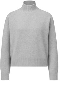 DRYKORN Zachte trui met col Lizima  grijs - XS,S,M,L,XL,