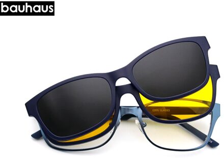 Ds 6100 Ultralight Metalen Zonnebril Voor Vrouwen Brillen Frame Met Gepolariseerde Magneet Clip Op Zonnebril Vrouwelijke Uv400 Oculos De C2