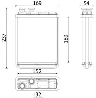 Ds Kachelradiateur, interieurverwarming AH299000P