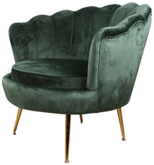 DS4U Feliz fauteuil velvet donkergroen