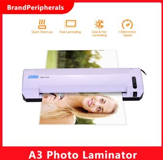 Dsb A3 Laminator Foto/Papier Koud Lamineren Machine 13 Inch Entry Breedte 125mic Pouch Dikte Met Papier Trimmer cutter