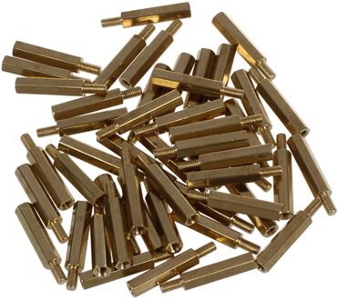 DSHA 50 pcs M3 Mannelijke x M3 Vrouwelijke Schroef PCB Stand-off Spacer Hex 26mm Lengte