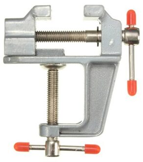 Dsha Aluminium Miniatuur Kleine Juwelier Klem Op Tafel Bankschroef Tool Vice 85Mm X 95Mm