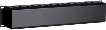DSI 2U 19 inch metalen kabelgoot met schuifbedekking - DS-1902-2U Kabelkanaal