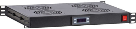 DSI Fan pakket met 4 ventilatoren incl. thermostaat - DS-FT1U4TM Koeling