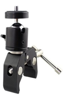 Dslr Bal Hoofd Schoen Mount Camera Bal Mount Klem 1/4 Inch-20 Statief Head Shoe Adapter En Cool super Clamp
