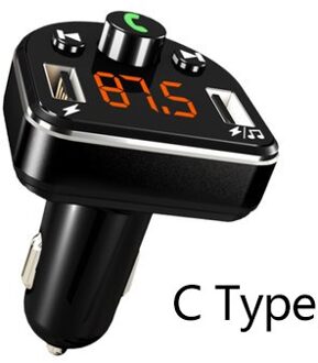 DSMOTEK Draadloze Auto FM Tansmitter Bluetooth 4.2 Handsfree Car Kit MP3 Speler Dual USB Telefoon Opladen DC 12V FM Modulator C Upgraded