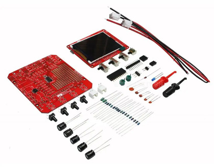 DSO138mini Digital Oscilloscope DIY Kit SMD Parts Pre-soldered Electronic Learning Set Oscilloscopes Tool