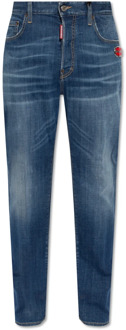 Dsquared2 642 jeans Dsquared2 , Blue , Heren - 2Xl,Xl,L,M,S,Xs,3Xl