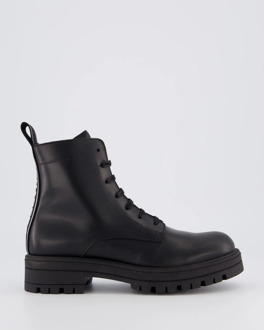 Dsquared2 Ankle Boot Lace Up Logo Kids  maat 28 Zwart