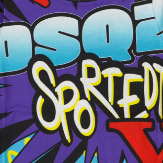 Dsquared2 Baby meisjes t-shirt - maat 86 Zwart