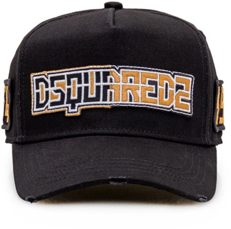 Dsquared2 Baseball Cap - Cappelli Dsquared2 , Black , Heren - ONE Size