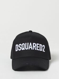 Dsquared2 Baseballcap Versleten Zwart