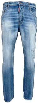 Dsquared2 Blauwe Skinny Jeans voor Mannen Dsquared2 , Blue , Heren - XS