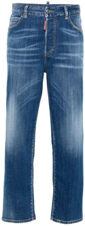 Dsquared2 Blauwe Slim Fit Jeans Dsquared2 , Blue , Dames - M,S,Xs