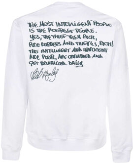 Dsquared2 Bob Marley Cool Fit wit sweatshirt