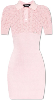 Dsquared2 Bodycon jurk Dsquared2 , Pink , Dames - M,S,Xs