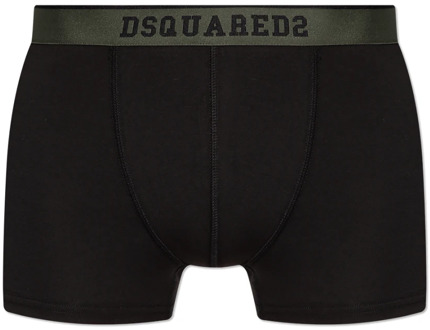 Dsquared2 Boxershorts met logo Dsquared2 , Black , Heren - S,Xs