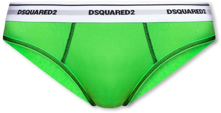 Dsquared2 Boxershorts met logo Dsquared2 , Green , Dames - Xl,L,M,S