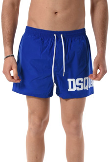 Dsquared2 Boxershorts met trekkoord tailleband Dsquared2 , Blue , Heren - 2Xl,Xl,L,M,S