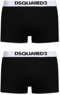 Dsquared2 Boxershorts twee-pack Dsquared2 , Black , Heren - 2Xl,Xl,L,M,S,Xs