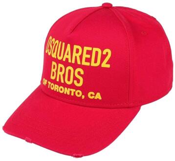 Dsquared2 Bros Of Toronto Basebalkap (Rood) - One Size